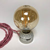 BULB: GLOBE STYLE WITH LED FILAMENT, 4.5W, AMBER