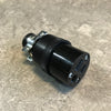 FEMALE HEAVY-DUTY CONNECTOR for 3-PRONG PLUG, Black