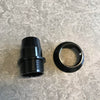 SOCKET: BLACK BAKELITE, KEYLESS, CANDELABRA BASE, with Ring