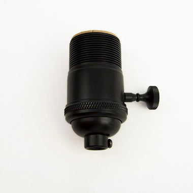 SOCKET: 4-PIECE with ON/OFF TURN KNOB and UNO THREADS