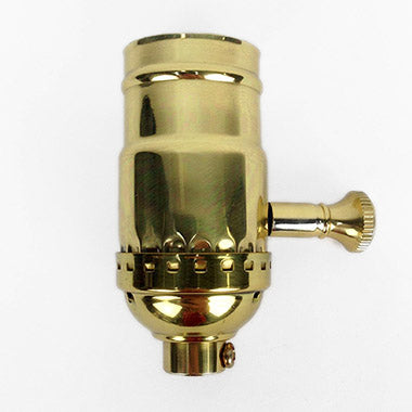SOCKET: 3-PIECE with DIMMER SWITCH