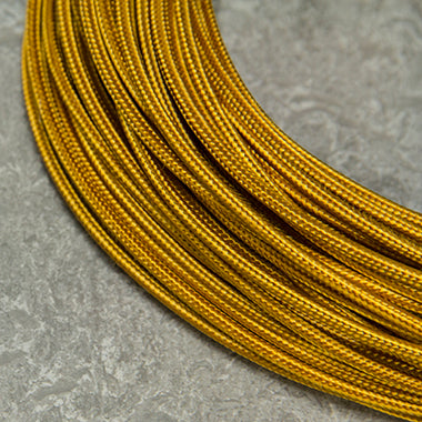 SINGLE-CONDUCTOR 18-GAUGE GOLD RAYON WIRE