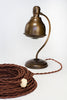 2-CONDUCTOR 18-GAUGE LIGHT BROWN COTTON TWISTED WIRE