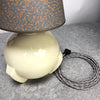 2-CONDUCTOR 18-GAUGE GRAY COTTON TWISTED WIRE