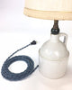 2-CONDUCTOR 18-GAUGE SLATE BLUE COTTON TWISTED WIRE