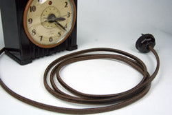2-CONDUCTOR 18-GAUGE BROWN RAYON PARALLEL CORD - UL-Listed