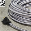 2-CONDUCTOR 18-GAUGE SILVER RAYON PULLEY CORD - UL-Listed