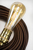 2-CONDUCTOR 18-GAUGE WALNUT BROWN RAYON PULLEY CORD - UL-Listed