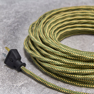 3-CONDUCTOR 16-GAUGE COTTON BUNGALOW CORD OVERBRAID WIRE