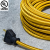 2-CONDUCTOR 18-GAUGE GOLD RAYON PULLEY CORD - UL-Listed