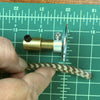 NIPPLE: Zinc-Plated, Threaded, 1/8 IPS