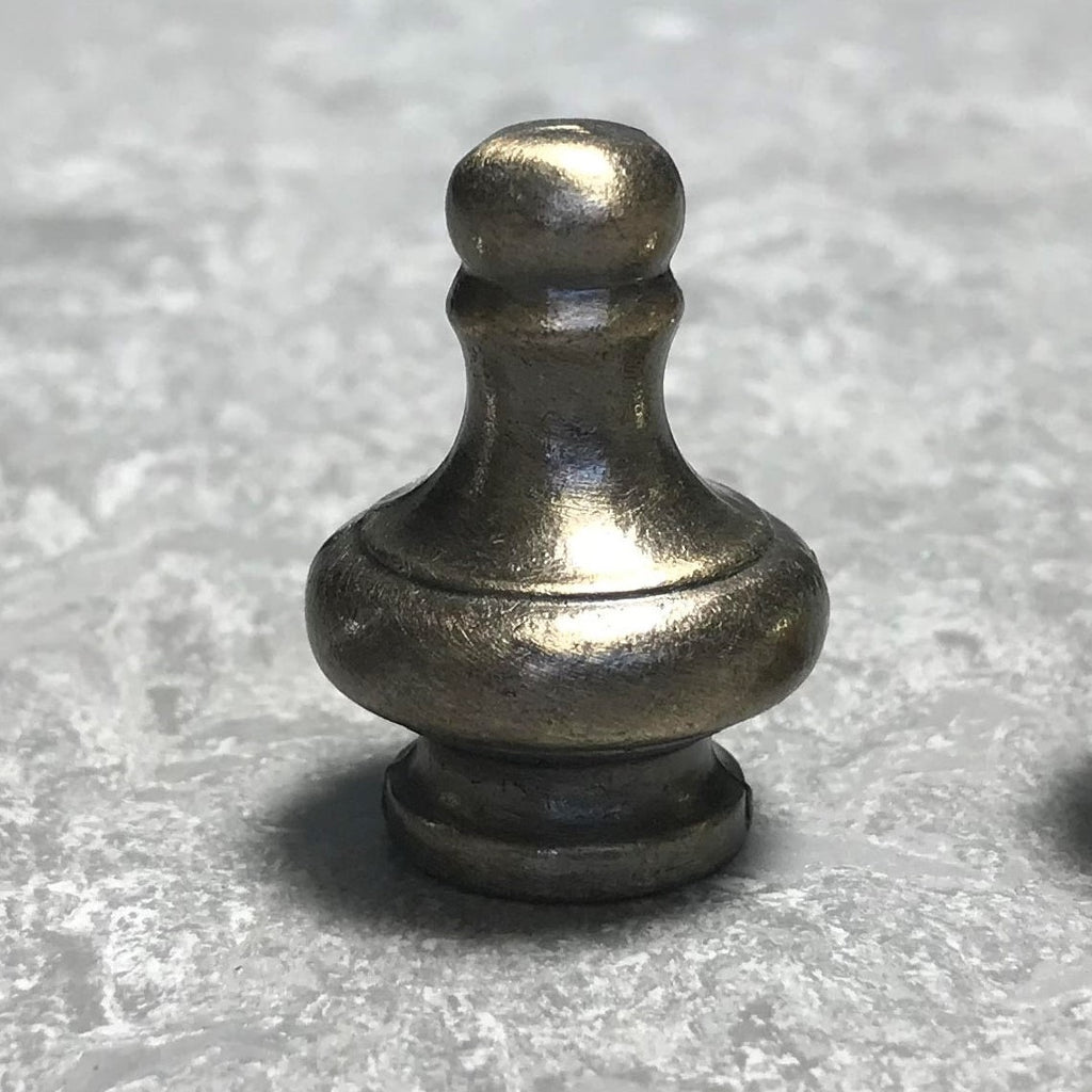 FINIAL: Large Pyramid Knob 1 1/4" Height - 1/8 IP