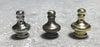 FINIAL: Large Pyramid Knob 1 1/4" Height - 1/8 IP