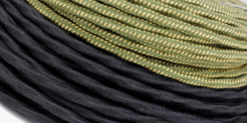 cloth-covered overbraid wire