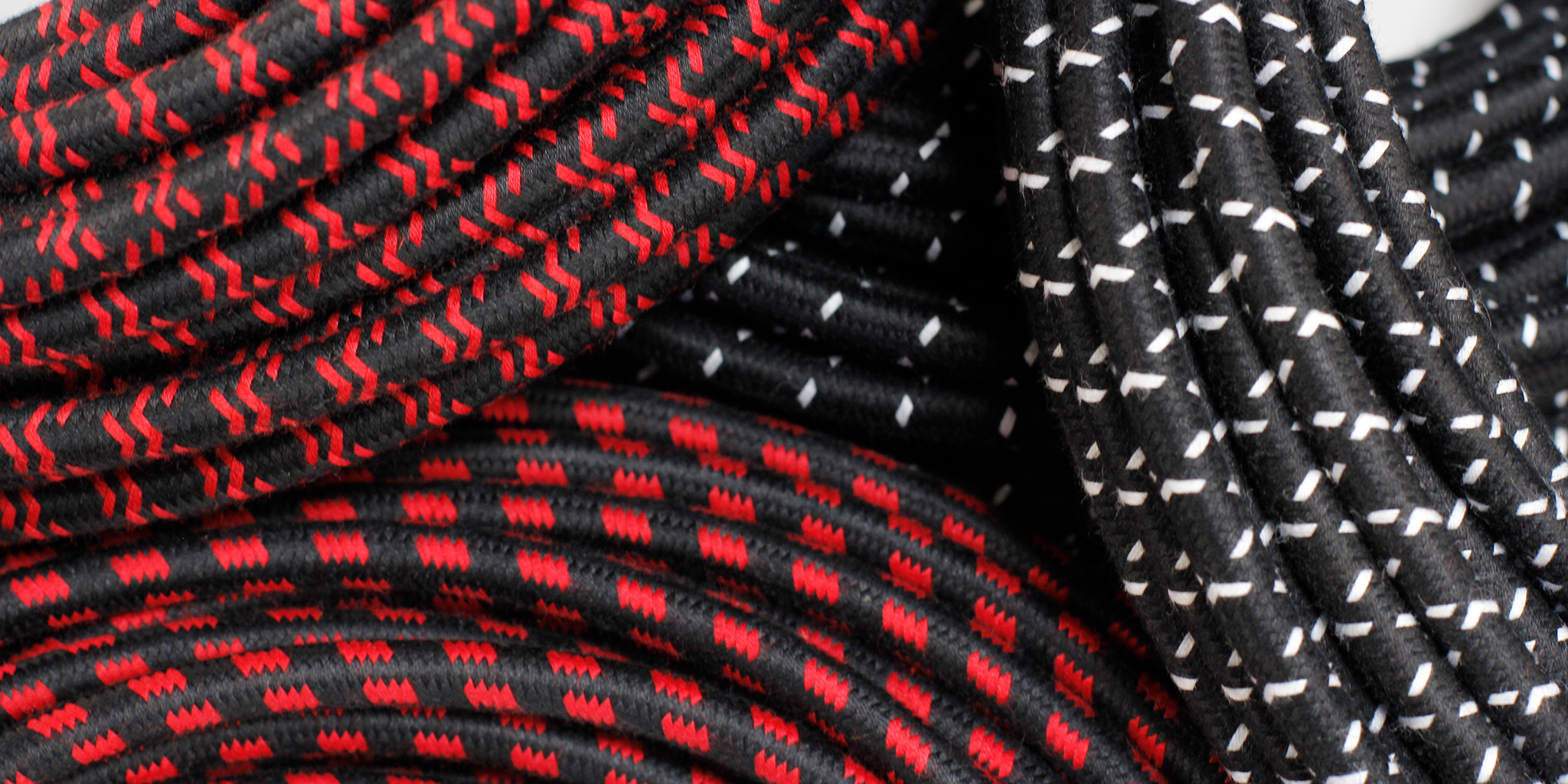 tracer pattern cloth-covered wire