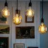 BULB: GLOBE STYLE WITH SILVERED ANTI-GLARE, LED AND INCANDESCENT