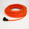 2-CONDUCTOR 18-GAUGE BURNT ORANGE COTTON PULLEY CORD - UL-Listed