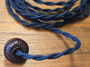 Cloth Covered Twisted Lamp Cord Kit - 8 Feet