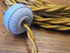 Cloth Covered Twisted Lamp Cord Kit - 8 Feet