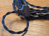 Cloth Covered Twisted Lamp Cord Kit - 8 Feet