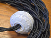 Cloth Covered Twisted Lamp Cord Kit - 8 Feet