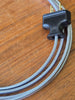 Cloth Covered Parallel (flat) Lamp Cord Kit - 8 Feet