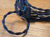 Cloth Covered Twisted Lamp Cord Kit - 8 Feet