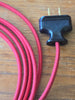 Cloth Covered Parallel (flat) Lamp Cord Kit - 8 Feet
