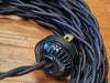 Cloth Covered Twisted Lamp Cord Kit - 8 Feet