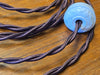 Cloth Covered Twisted Lamp Cord Kit - 8 Feet