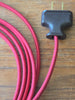 Cloth Covered Parallel (flat) Lamp Cord Kit - 8 Feet