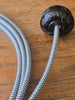 Cloth Covered Parallel (flat) Lamp Cord Kit - 8 Feet