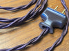 Cloth Covered Twisted Lamp Cord Kit - 8 Feet
