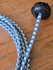 Cloth Covered Parallel (flat) Lamp Cord Kit - 8 Feet