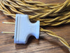 Cloth Covered Twisted Lamp Cord Kit - 8 Feet