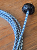 Cloth Covered Parallel (flat) Lamp Cord Kit - 8 Feet