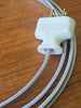 Cloth Covered Parallel (flat) Lamp Cord Kit - 8 Feet