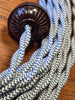 Cloth Covered Twisted Lamp Cord Kit - 8 Feet