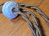 Cloth Covered Twisted Lamp Cord Kit - 8 Feet