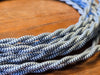 Cloth Covered Twisted Lamp Cord Kit - 8 Feet