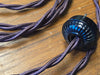 Cloth Covered Twisted Lamp Cord Kit - 8 Feet