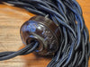 Cloth Covered Twisted Lamp Cord Kit - 8 Feet