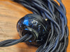 Cloth Covered Twisted Lamp Cord Kit - 8 Feet