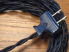 Cloth Covered Twisted Lamp Cord Kit - 8 Feet