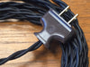 Cloth Covered Twisted Lamp Cord Kit - 8 Feet