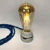 BULB: EDISON STYLE WITH LED FILAMENT, AMBER, lit