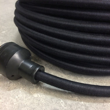 3-CONDUCTOR 14-GAUGE BLACK COTTON PULLEY CORD