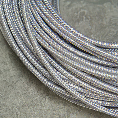 SINGLE-CONDUCTOR 18-GAUGE SILVER RAYON WIRE