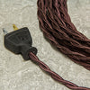 2-CONDUCTOR 18-GAUGE MAHOGANY BROWN RAYON TWISTED WIRE