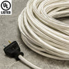 3-CONDUCTOR 18-GAUGE WHITE RAYON PULLEY CORD - UL-Listed